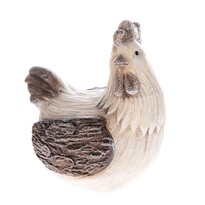 Decorațiune ceramică de grădină Găină, 21 x24 x 16,5 cm Decorațiune ceramică de grădină Găină, 21 x24 x 16,5 cm