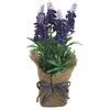 Sztuczna lawenda w doniczce, ciemnofioletowa