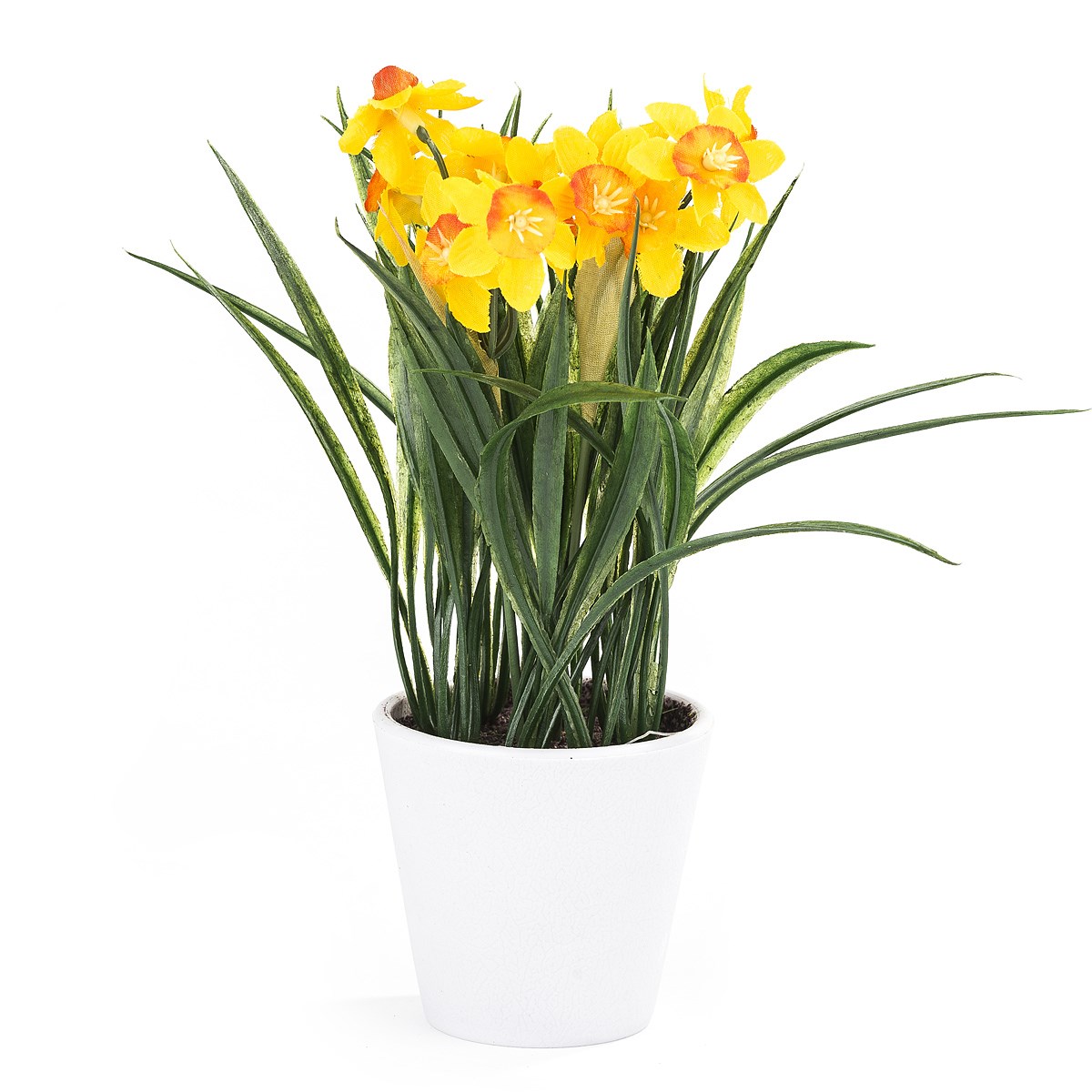 Umelá kvetina narcis oranžová