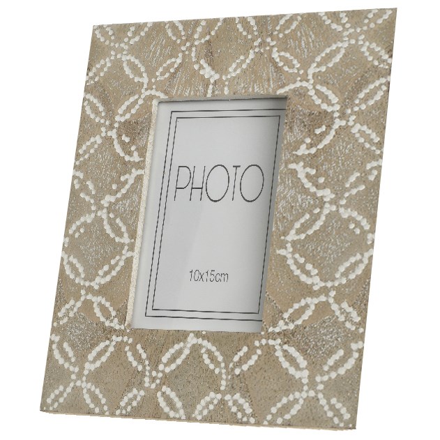 Fotorámček Tienen béžová, 19 x 24 cm