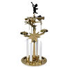 Ruchoma dekoracja, świecznik z dzwonkami De Luxe złoty