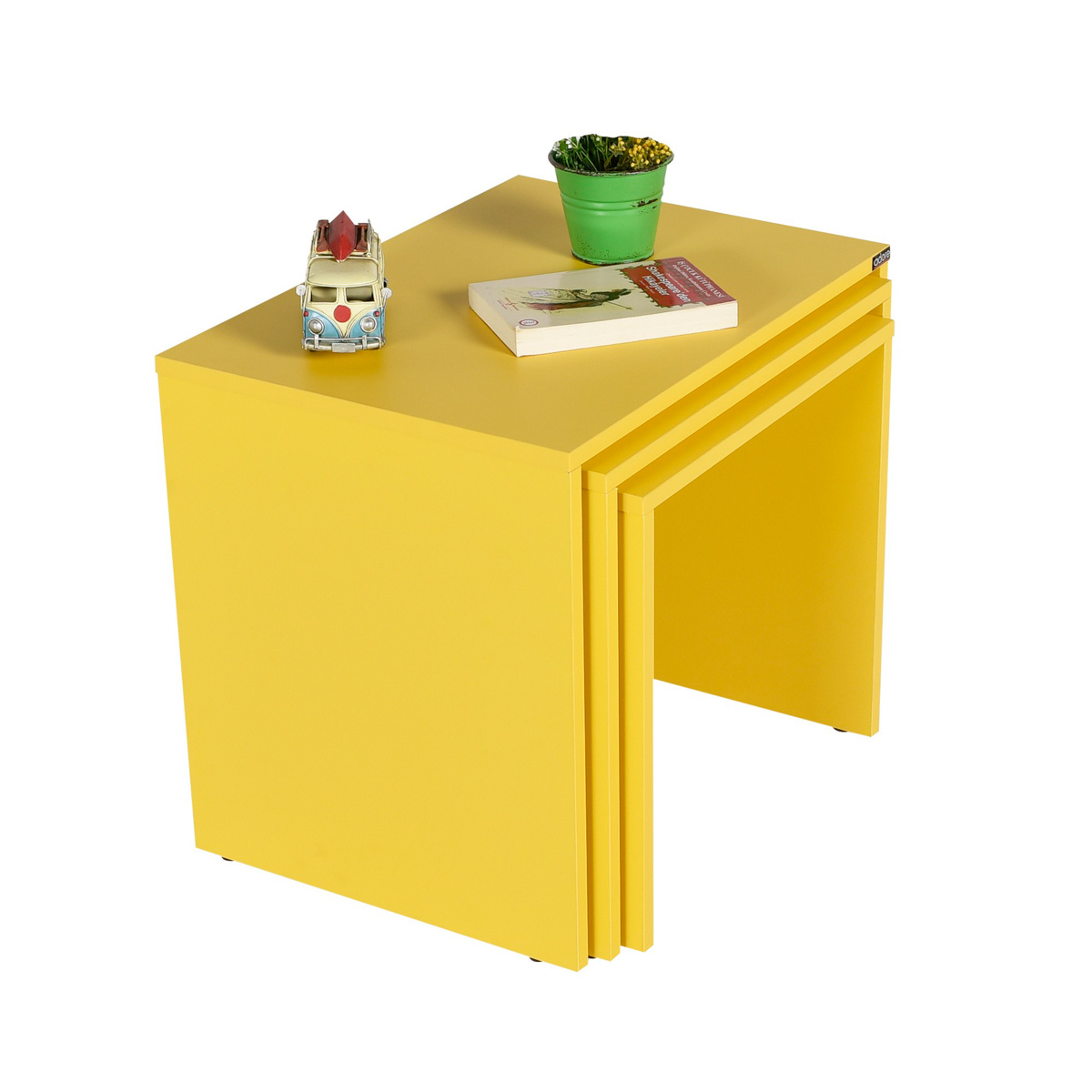 Odkládací stolek SHP Yellow, 3 ks - thumb (1)