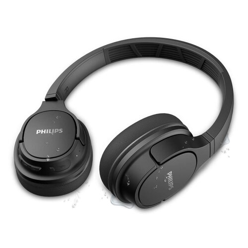 Philips TASH402BK/00 bezdrátová Bluetooth sportovní sluchátka, 17 x 18 x 4,5 cm
