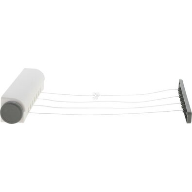 Nástenný sušiak na bielizeň samonavíjací 4 šnúry, 3,6 m