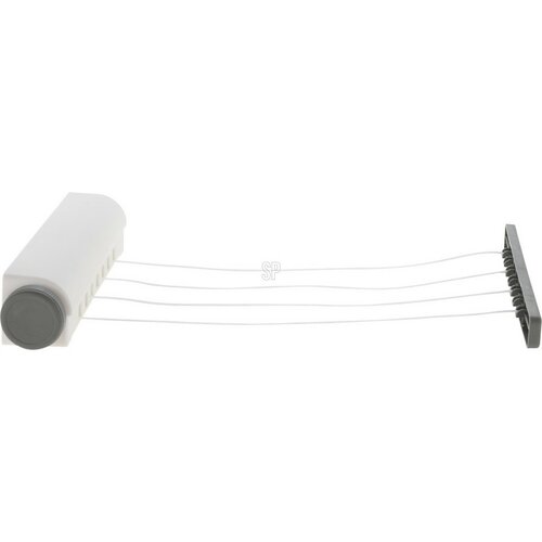 Suszarka ścienna do bielizny z automatycznym zwijaniem, 4 linki, 3,6 m