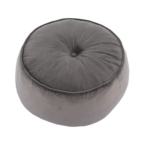 Tkaninski taburet Kerem, sivo-rjava