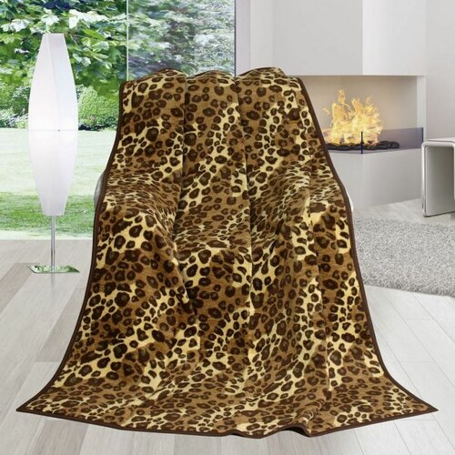 Deka Karmela Plus Leopardí kůže, 150 x 200 cm