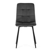 Zestaw krzeseł do jadalni CT-281 GREY4, 4 szt.