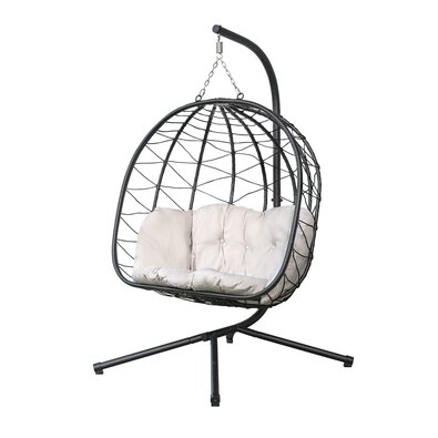 Happy Green Hängesessel aus Rattan Villa Big, 120 x 110 x 200 cm