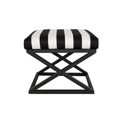 Polsterhocker Capraz Black and White