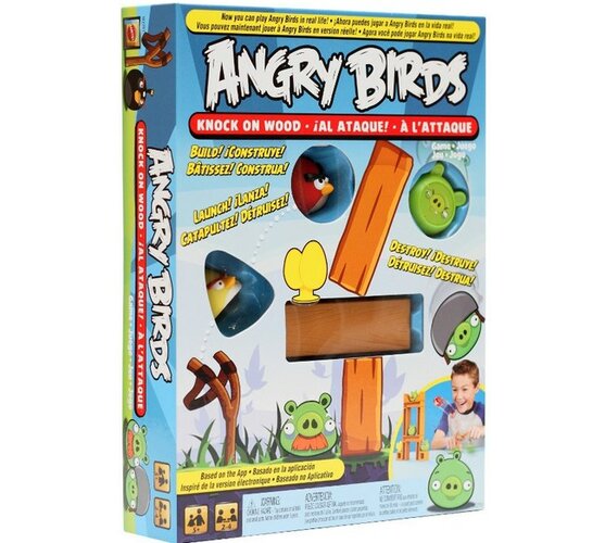 Hra Angry Birds Mattel, viacfarebná