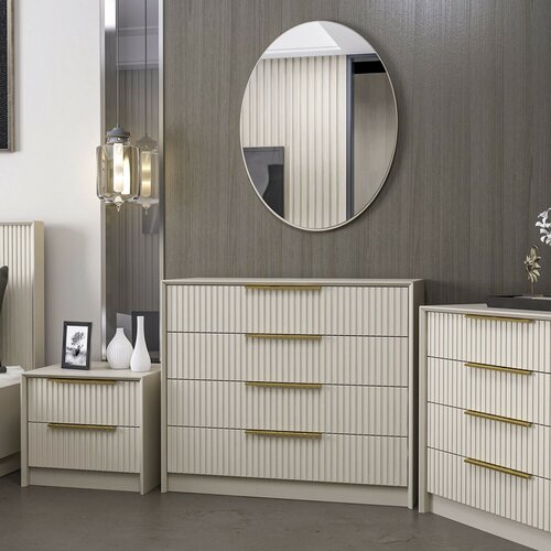 Komoda se zrcadlem Kale Beige