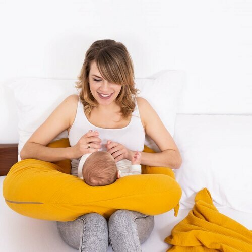 Babymatex Wrap żółty, 80 x 120 cm