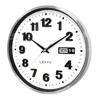 Lavvu LCT4050 kovové hodiny s ukazatelem data Date metal, 30 cm Lavvu LCT4050 kovové hodiny s ukazatelem data Date metal, 30 cm