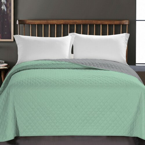 DecoKing Narzuta na łóżko Axel zielona, 220 x 240 cm