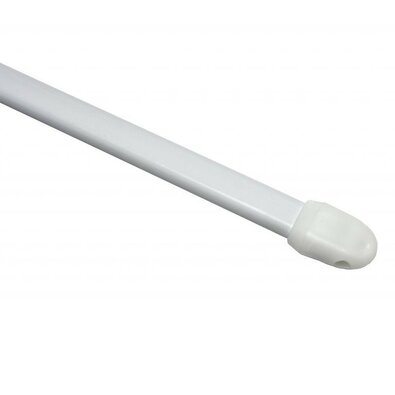Raztegljiva steklena palica, ploščata 11 mm bela,30–40 cm