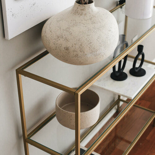 Metallregal D101, gold