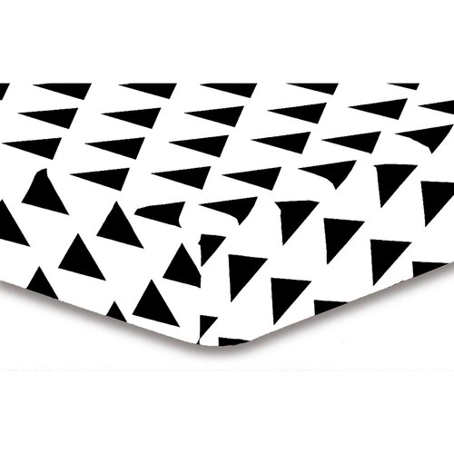 DecoKing Prześcieradło Triangles S1, 90 x 200 cm