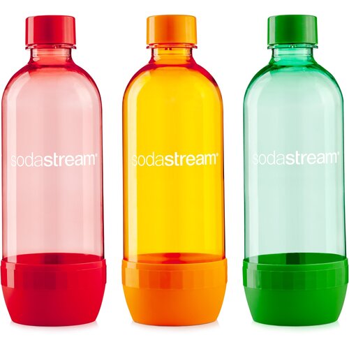 SodaStream Flasche TriPack Jet 1 lFarbenmix,