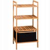 Kesper 19438 Bambusz polc kosárral, 93,5 x 44 x 34cm