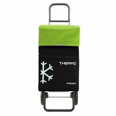 Rolser Nákupná taška na kolieskach Termo Fresh MF Convert RG, čierno-zelená