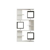 Knihovna Icardi Anthracite and White
