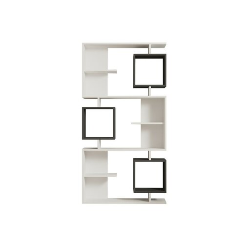 Knihovna Icardi Anthracite and White