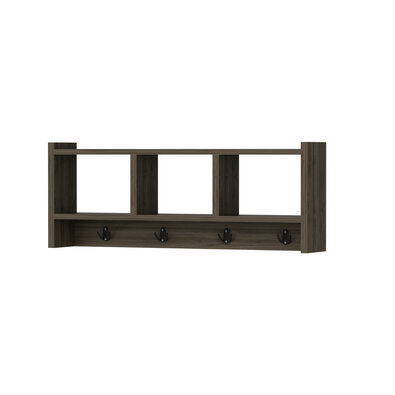 Nástěnný věšák Midnight Walnut