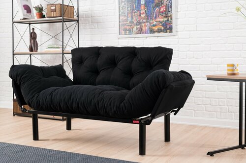 Klappsofa Nitta Black