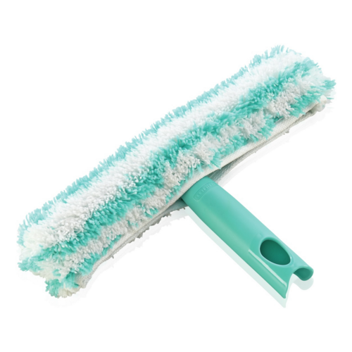 Leifheit odkurzacz do okien Window Cleaner z mopem, drążkiem 43 cm, nasadką ssącą 17 cm czarny 51016