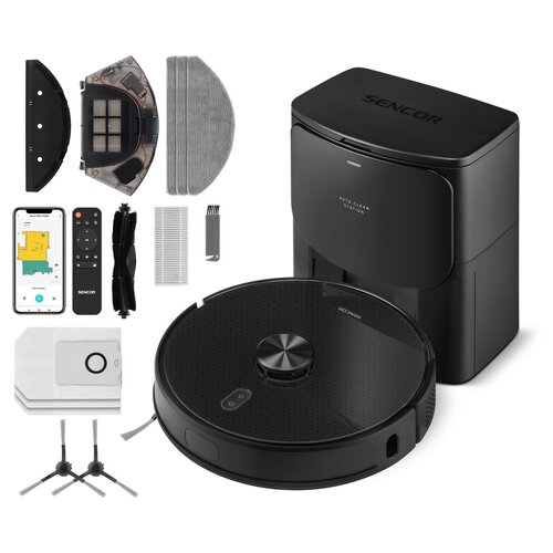 Robotický vysávač Sencor SRV 9185BK