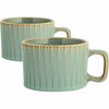 Altom Set of 2 cups Reactive Sage 220 ml
