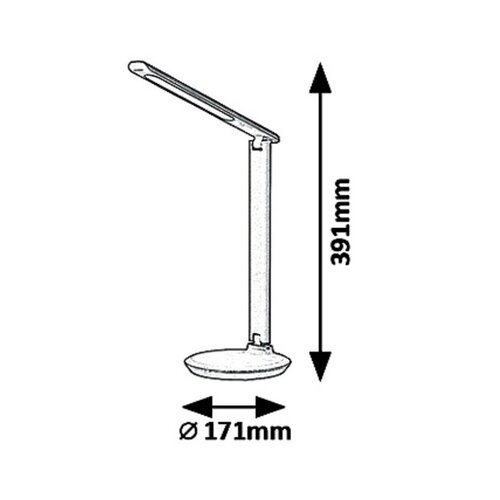 Lampă de birou cu LED Rabalux 6980 Osias, negru
