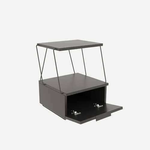 Stolik nocny Tekoba Anthracite