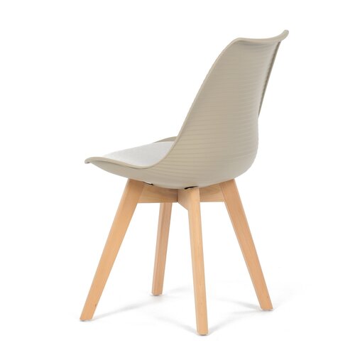 Krzesło do jadalni CT-X7055 WT, beżowe