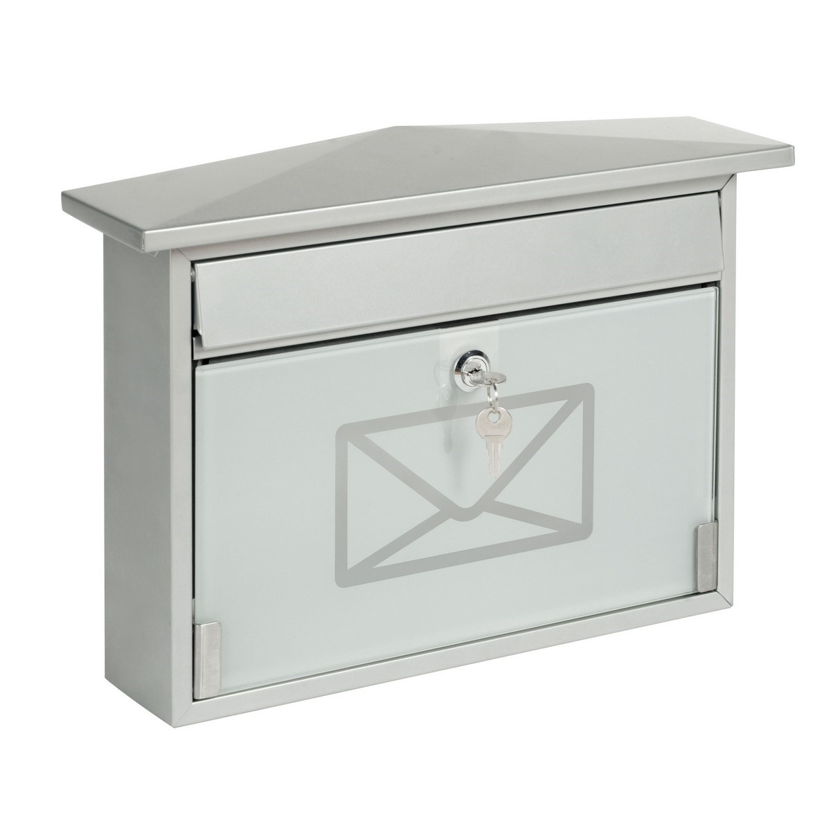 Richter Poštová oceľová schránka s tvrdeným sklom