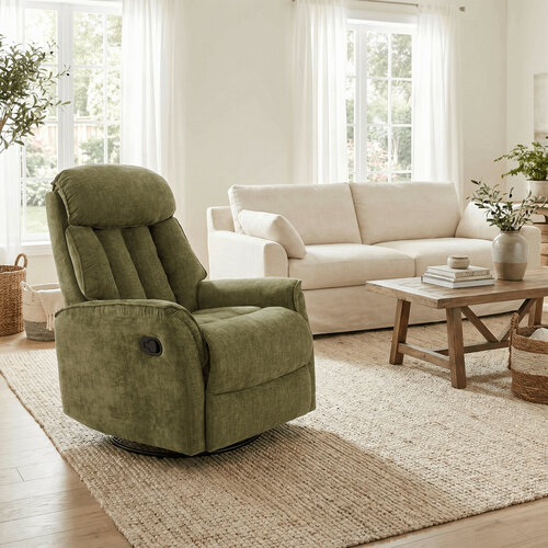 Polohovací křeslo COZY, zelená