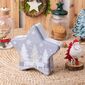 Altom Weihnachtliche Blechdose Silver Christmas tree, 23 x 22 x 6 cm