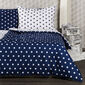4Home Bavlnené obliečky Stars Navy blue, 140 x 200 cm, 70 x 90 cm