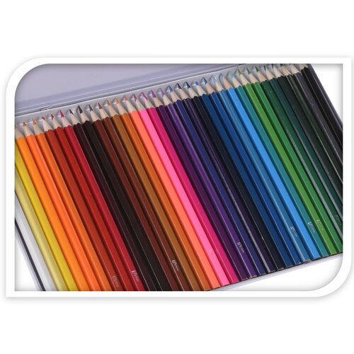 Farebné pastelky, sada 36 ks