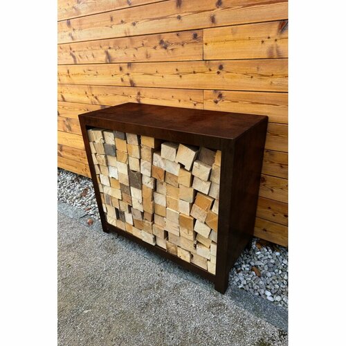 Stora Kerti fáskamra 80 x 80 x 40 cm, corten CORGARDEN 1038