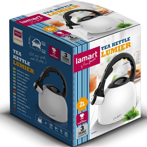 Lamart LT7047 Lumier teáskanna 2 l, fehér