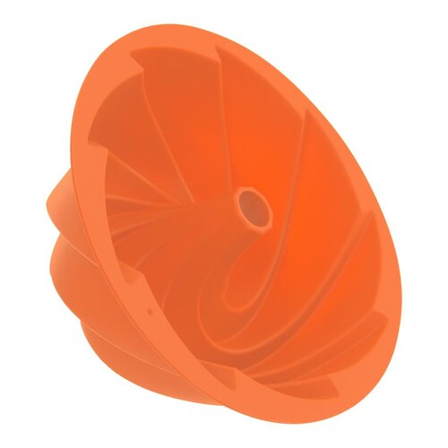 Orion Forma silikonska BÁBOVKA FLOWER, oranžna
