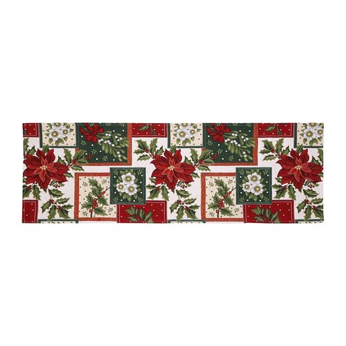 Bieżnik gobelinowy Poinsettie 32 x 96 cm