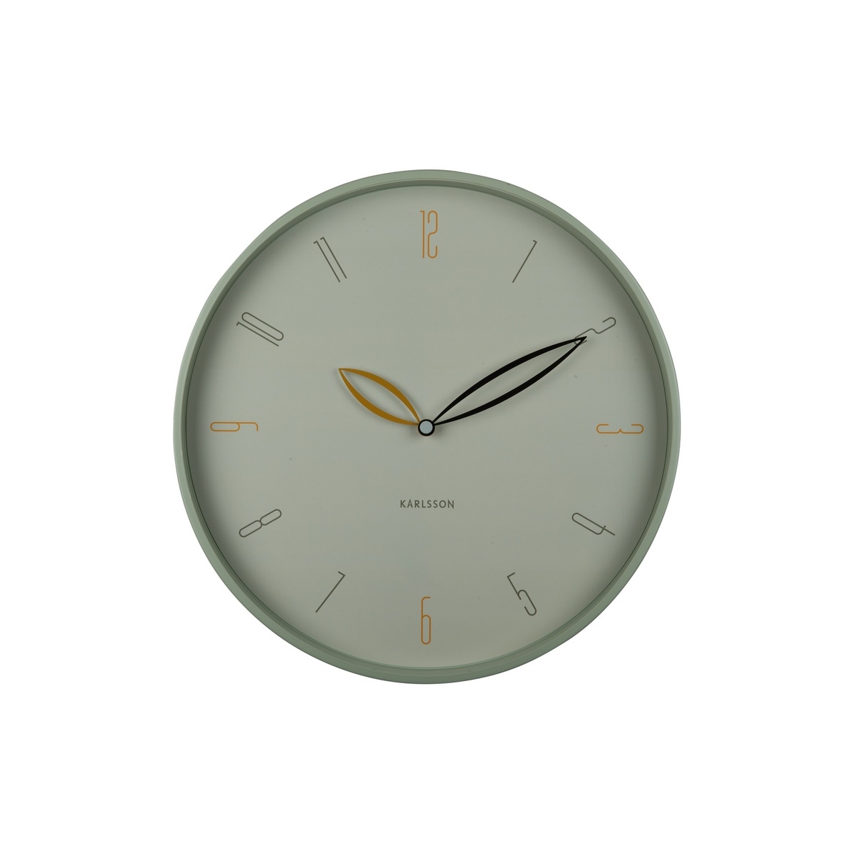 Zegar ścienny Karlsson 6012GR zielony, średnica 40 cm