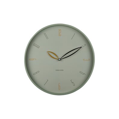 Zegar ścienny Karlsson 6012GR zielony, średnica 40 cm