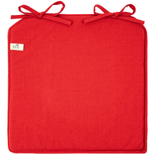 Home Elements Káro ülőpárna piros és szürke, 40 x 40 cm
