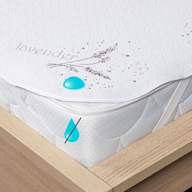 4Home Lavender gumifüles vízhatlan matracvédő, 160 x 200 cm