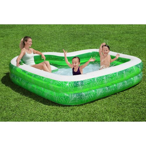 Bestway Aufblasbarer Familienpool Paradise, 231 x 231 x 51 cm