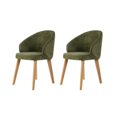 Bentley Green and Light Oak étkezőszék szett, 2 db
